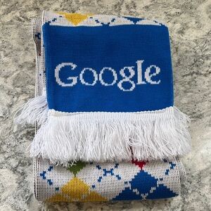 Google colorful Fringed Scarf